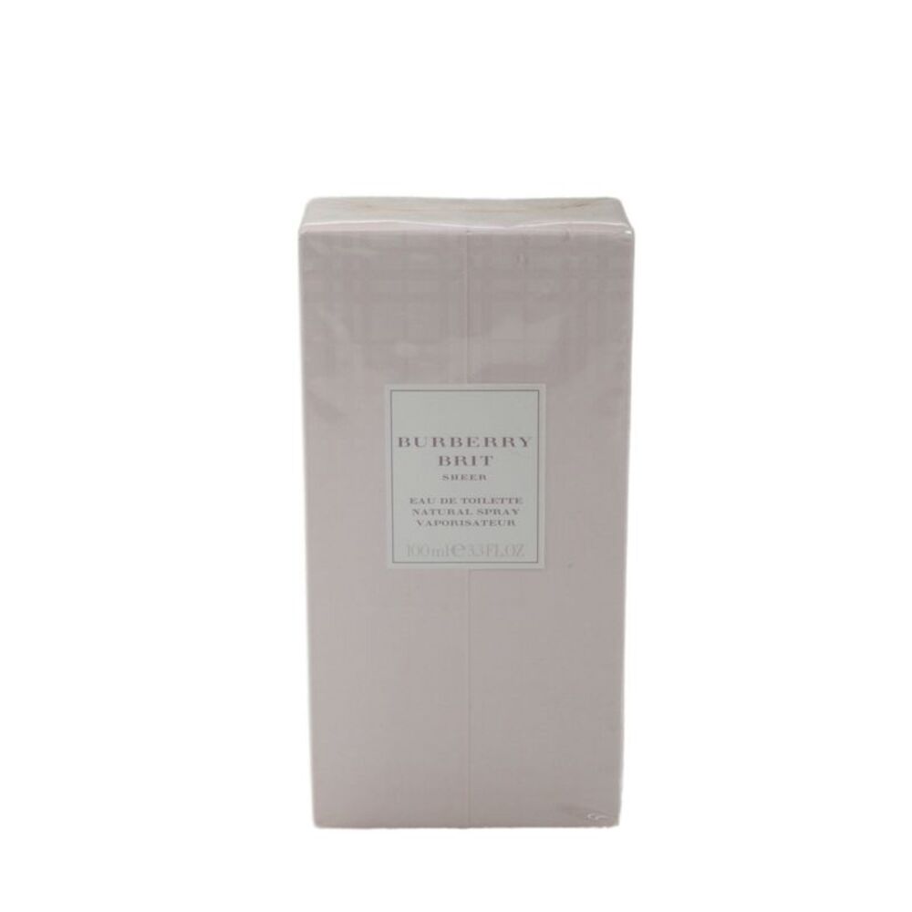 Burberry Brit Womens Sheer Eau de Toilette Frangrance Pink Size 100ml